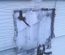 Fire Damaged Electrical Meter Housing